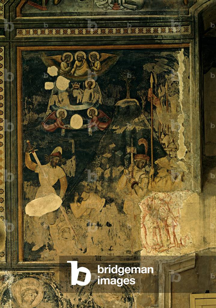 Martyrdom of St Catherine, 1450 (fresco)