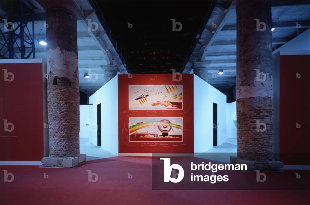 The area set up for the 49th International Art Exhibition in Venice 2001, 21st Century