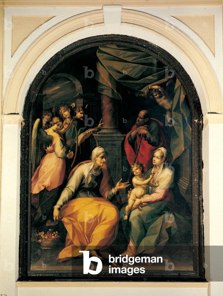 Holy Family with St Anne, 1598 (oil on canvas)
