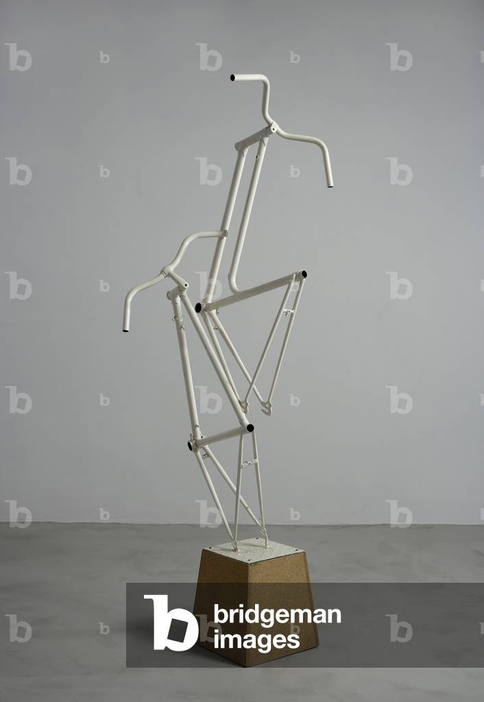 Proserpina (Proserpina), 1978 (chipboard wood, bike frame and handlebars, synthetic enamel and soldering)