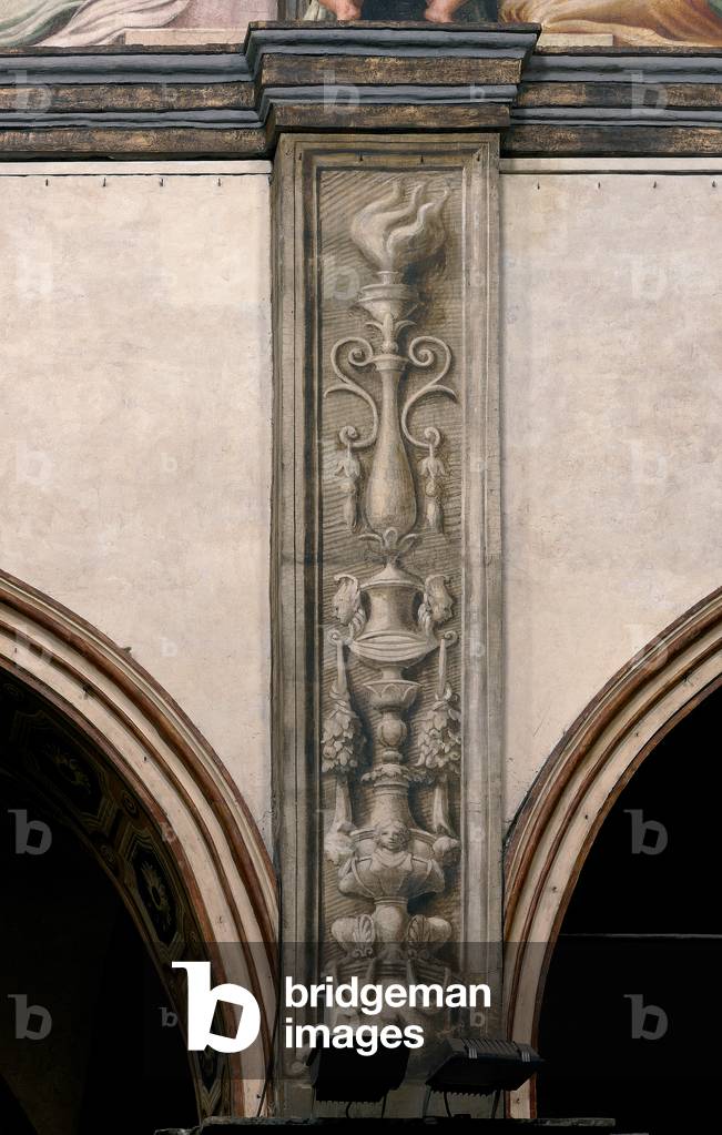 Frieze of the Prophecies and Ornamental Motifs, 1523 (fresco)