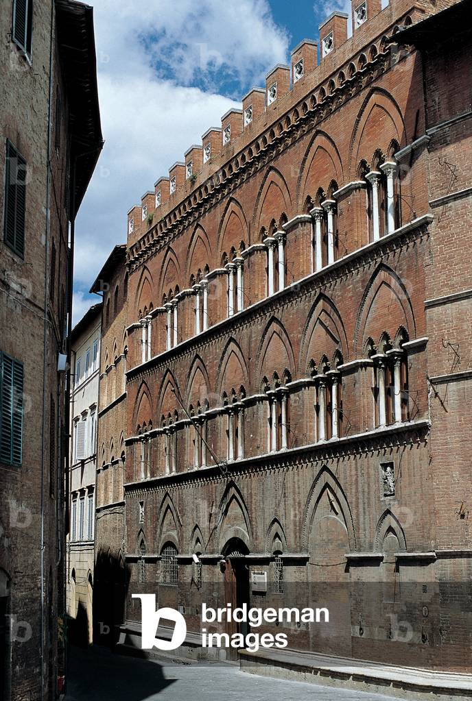 Palazzo Brigidi Pannocchieschi and Palazzo Buonsignori - both house the National Art Gallery of Siena,