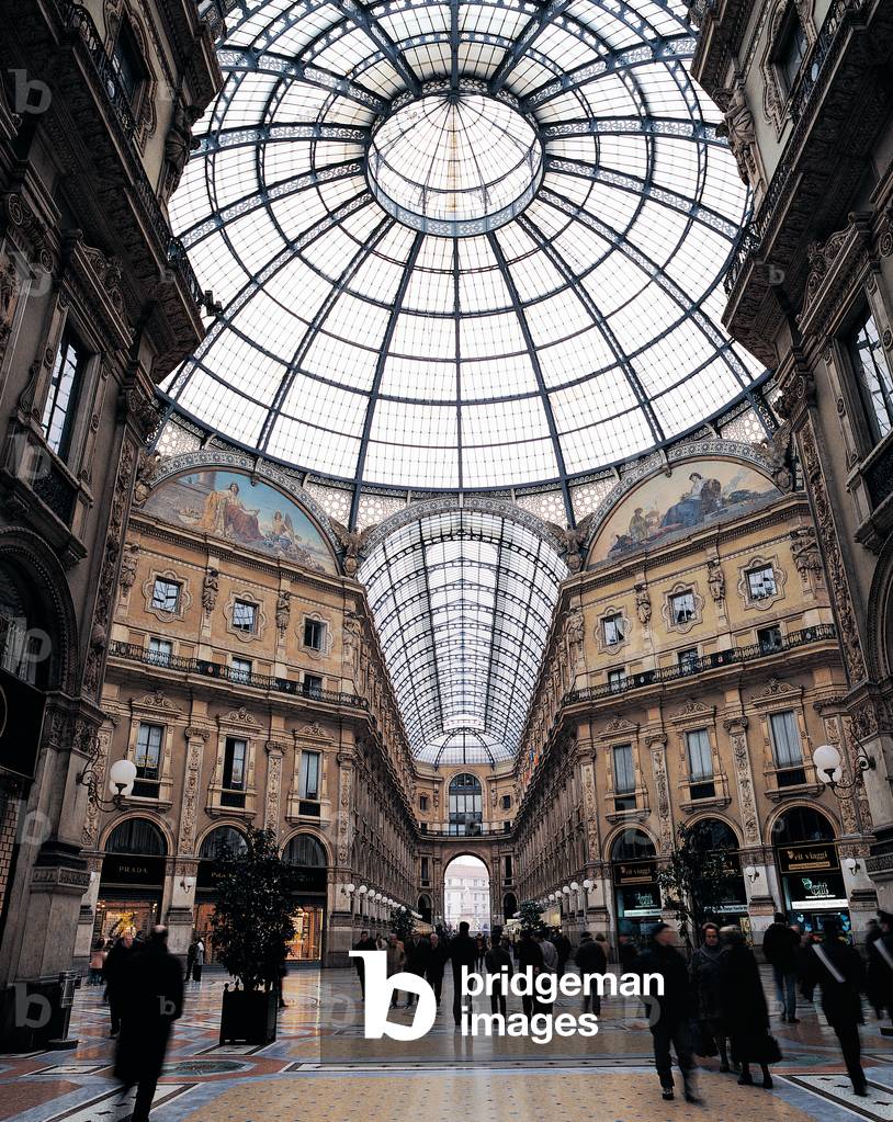 The Galleria Vittorio Emanuele II in Milan, 1865 - 1877
