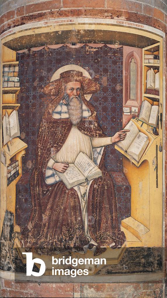St Jerome, 1352 (fresco)