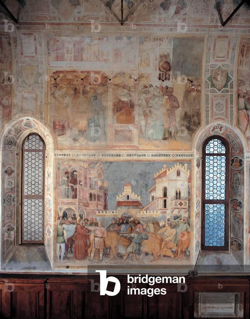 San Giorgio Chapel: Scenes from the Life of St George, 1384 (fresco)
