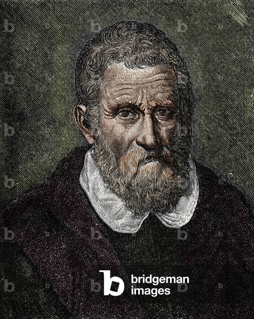 Portrait of Marco Polo, 1885 (engraving)