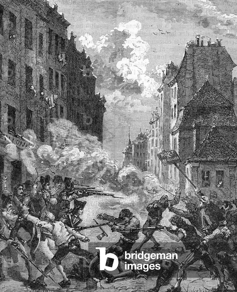 French Revolution - New Year's Eve case (engraving)