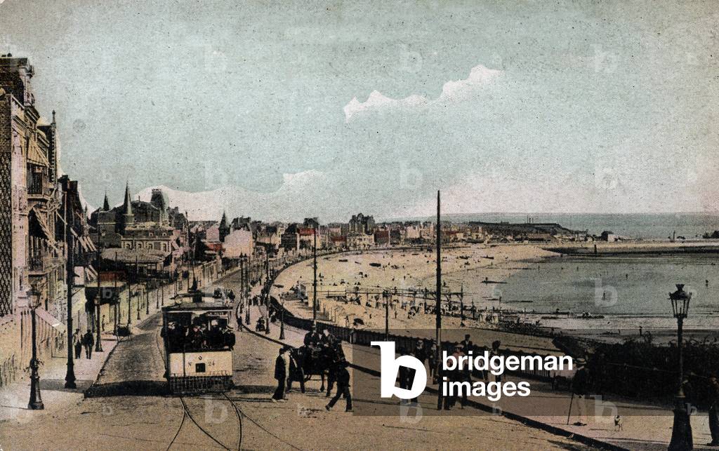View of the boulevard maritime de Sainte-Adresse, Normandy (Sainte Adresse, Normandy) Postcard 1905
