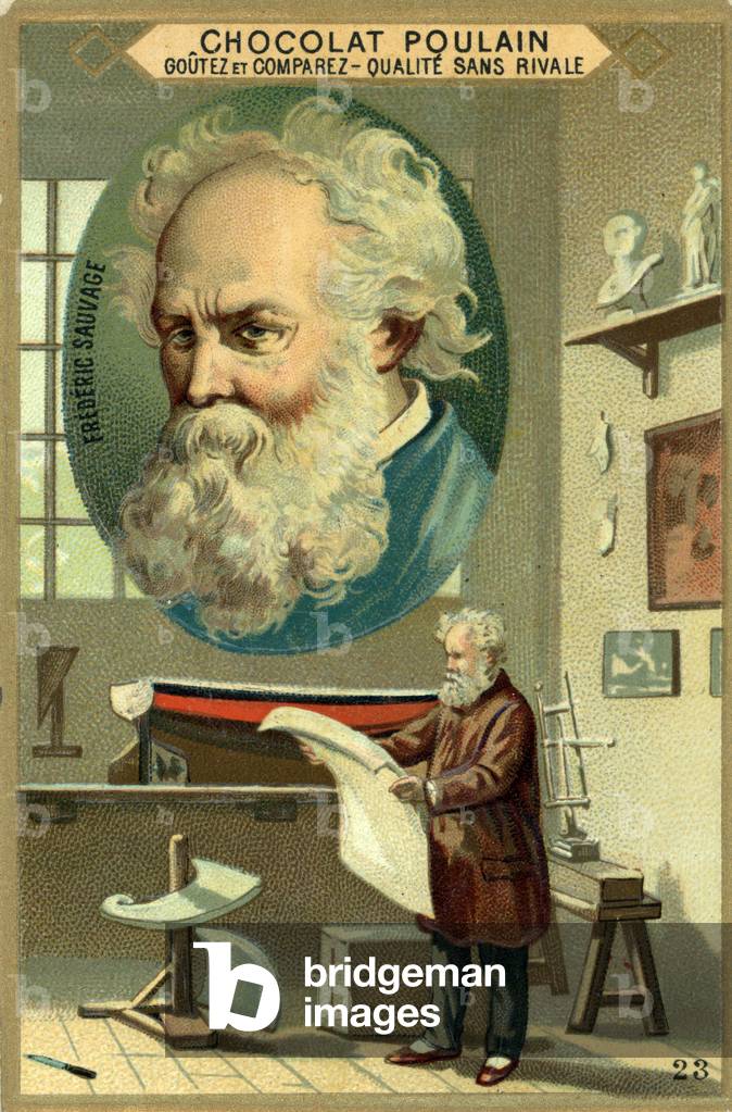 French Inventeers Image of Portrait of Frederic Sauvage (1786 - 1857), French inventor of