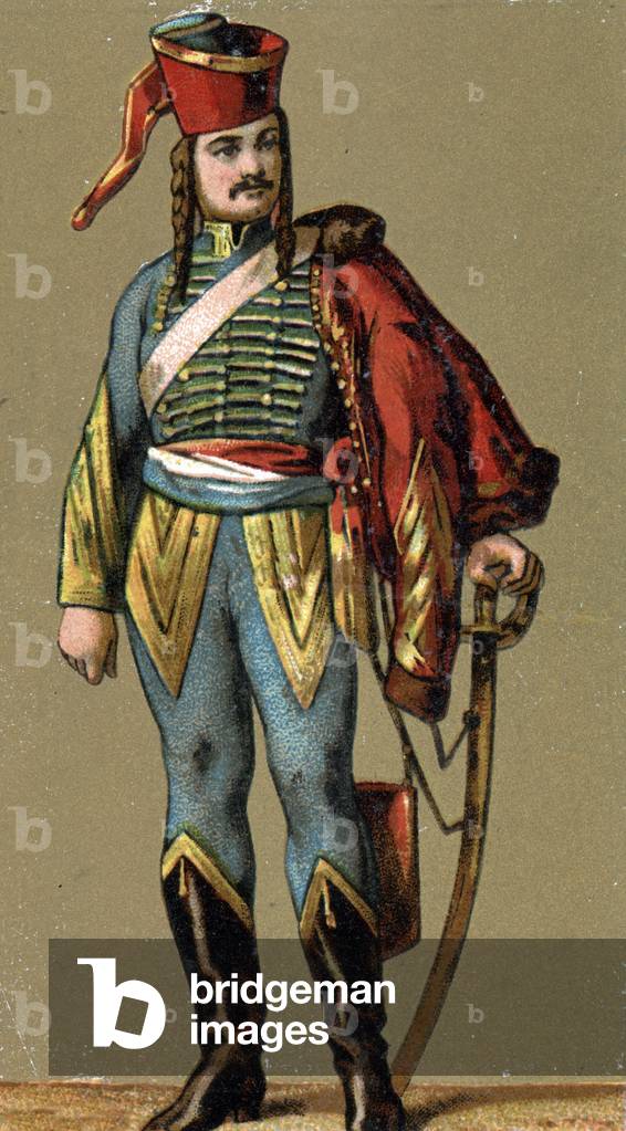 Porträt von General Marceau (1769-1796) (Francois Severin Marceau Desgraviers). 19. Jahrhundert (Chromolithogr