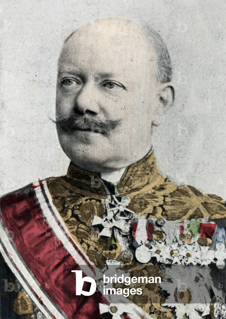 Portrait of Count Mikhail Nikolayevich Muraviev (Count Michel Nicolaievich Mouravieff) (Mourawief) (1845-1900), Russian politician Early 20th century chromolithograph