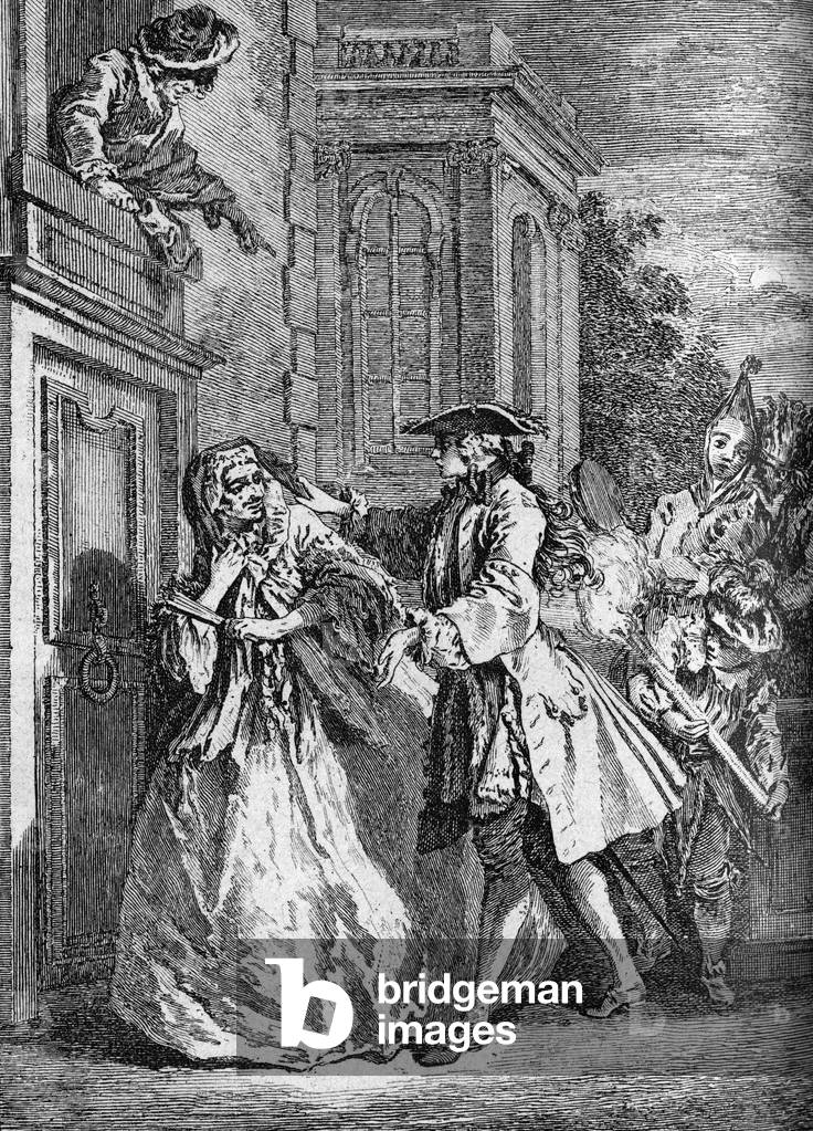 The Blunderer, oder Die Mishaps, 1896 (Stich)