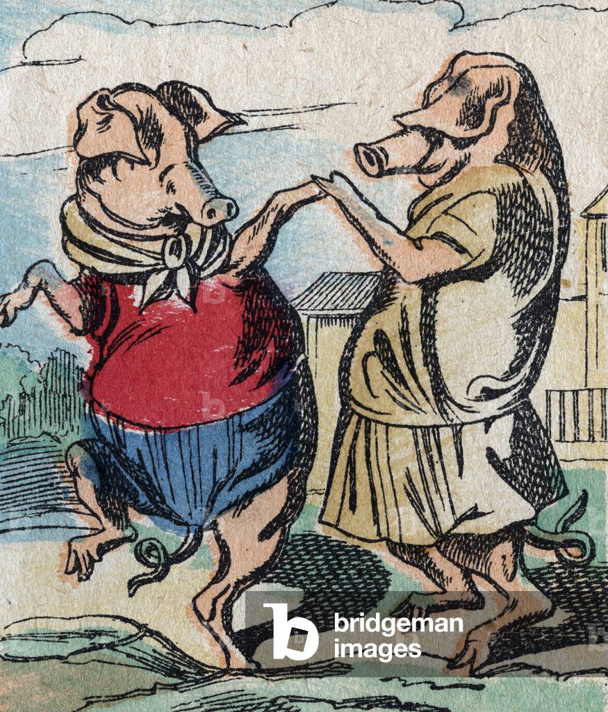 "Die Welt auf den Kopf gestellt" 1801