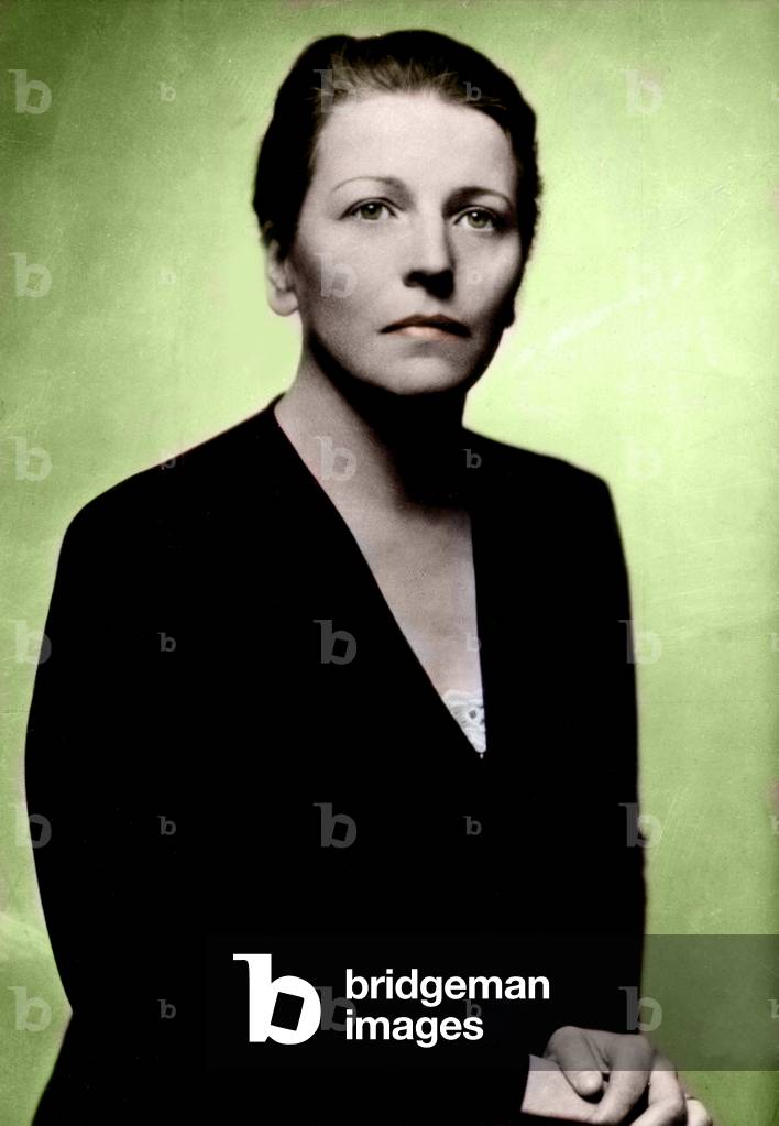 portrait of Pearl Buck (1892-1973), American novelist, Nobel Prize in Literature 1938.