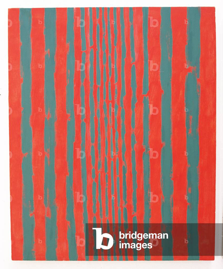 Crossing the Line, 1989 (oil and gesso on canvas) (see 166484-166488)