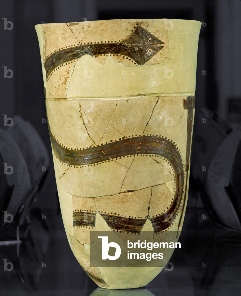 Vase with serpents, from Susa, period Susa I …
