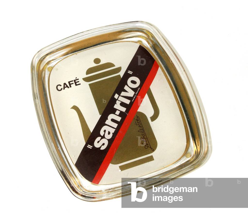Pick up advertising money for Café San Rivo around 1960