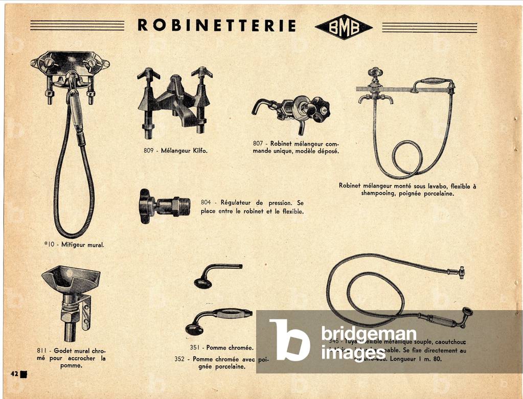 Catalogue excerpt for hairdresser taps