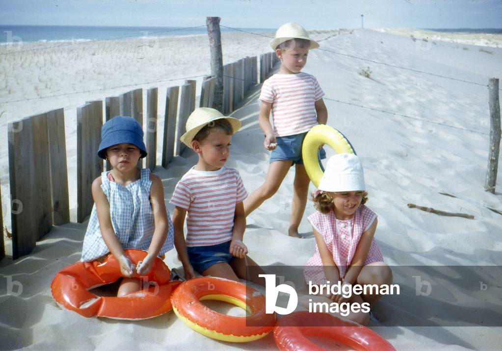 Children at the beach