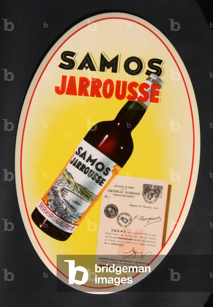 Glacoide aperitif Samos vers 1950