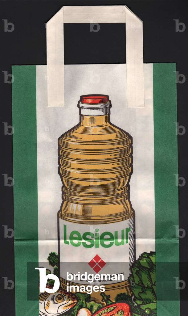 grocery bag Oil Lesieur years 70