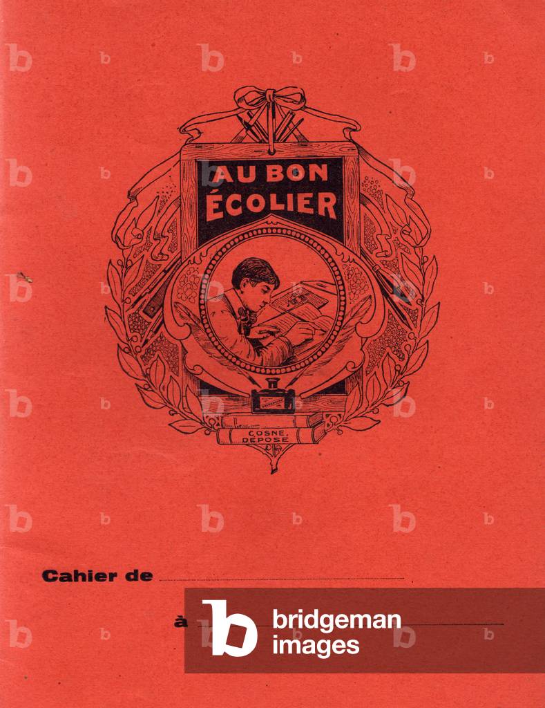 Cover of school notebook Au bon Ecolier circa 1935