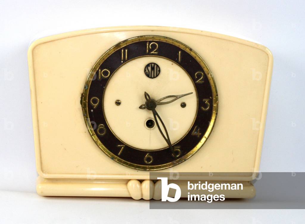 Plastic alarm clock clock