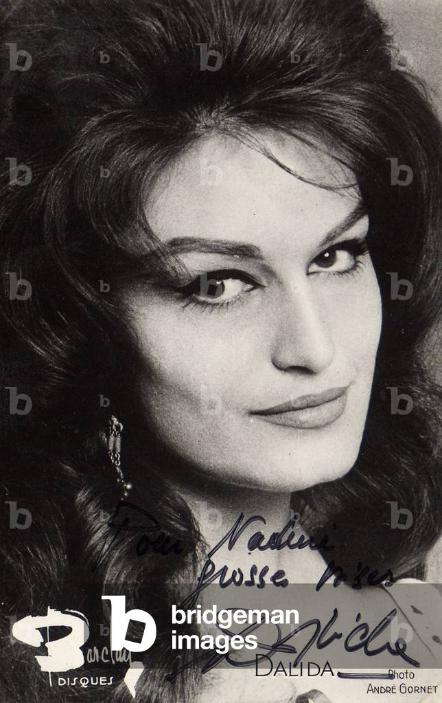 Photo dedicacee Dalida