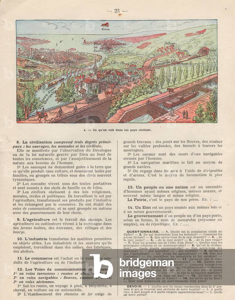 civilizations school book page