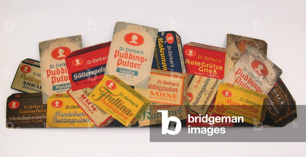 Carton Dr. Oetker preparation pour gateaux vers 1930