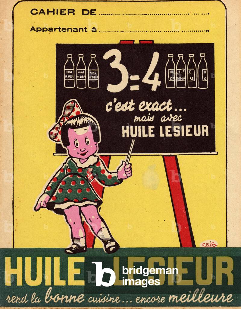 Protects Notebook Oil Lesieur multiplication table