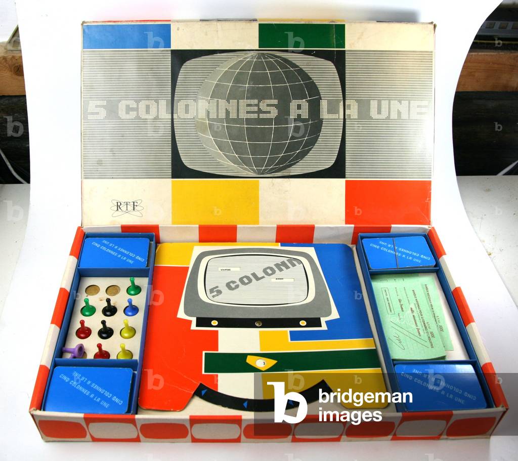 Board games 5 columns in the headlines ORTF