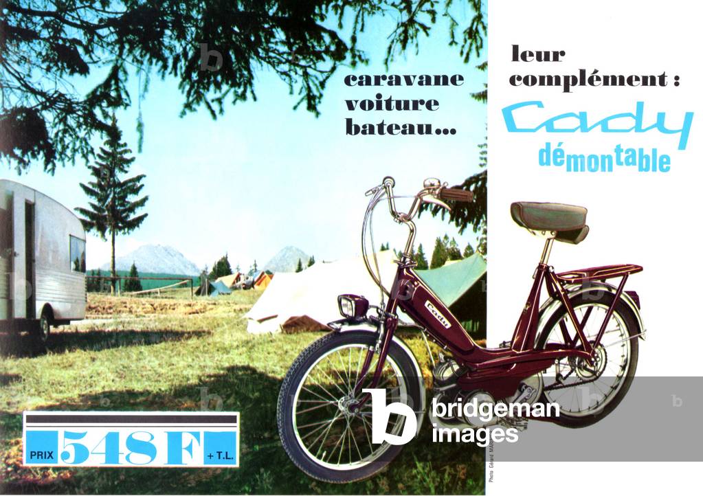 Cady moped advertisement