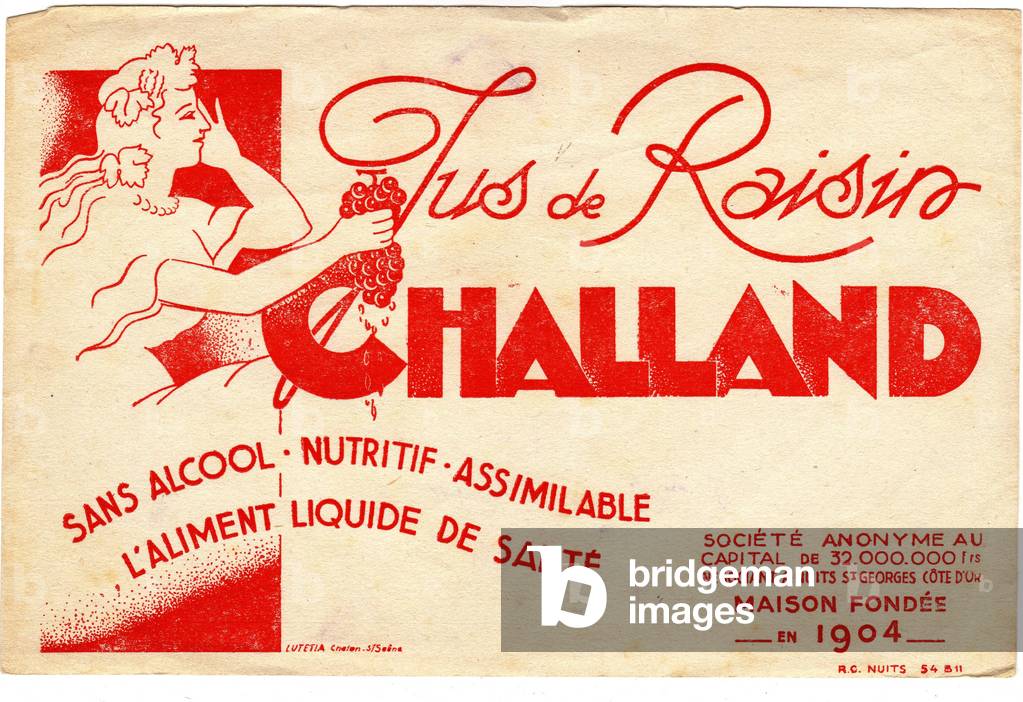 Drinking Challand Grape Juice