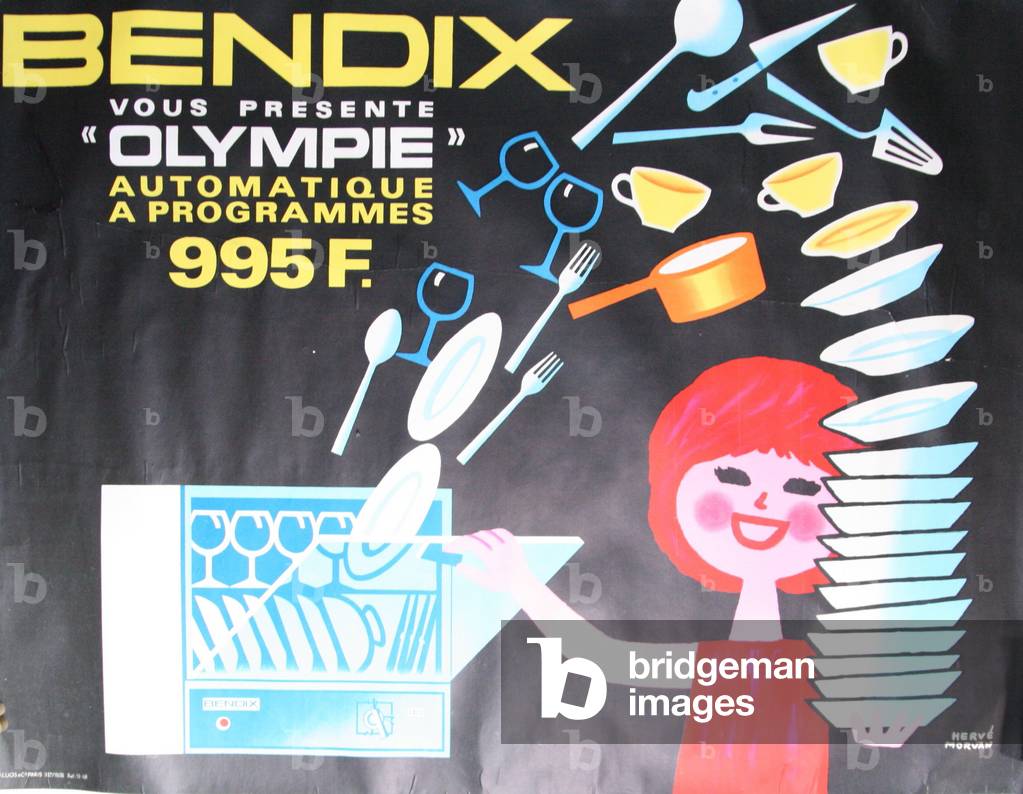 French advertising poster for Bendix, c.1965 (photo)