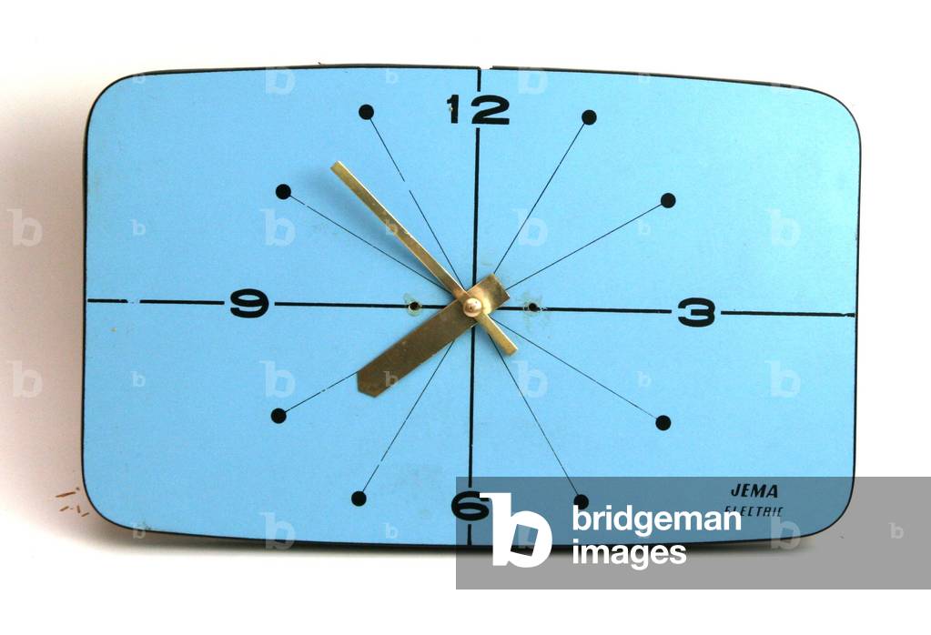 Jema Formica Blue Kitchen Clock