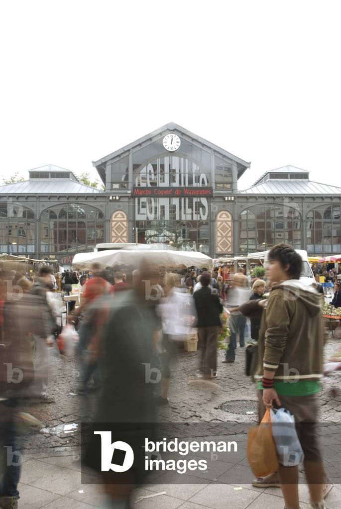 The wazemmes walk in Lille (Nord, region Pas de Calais)