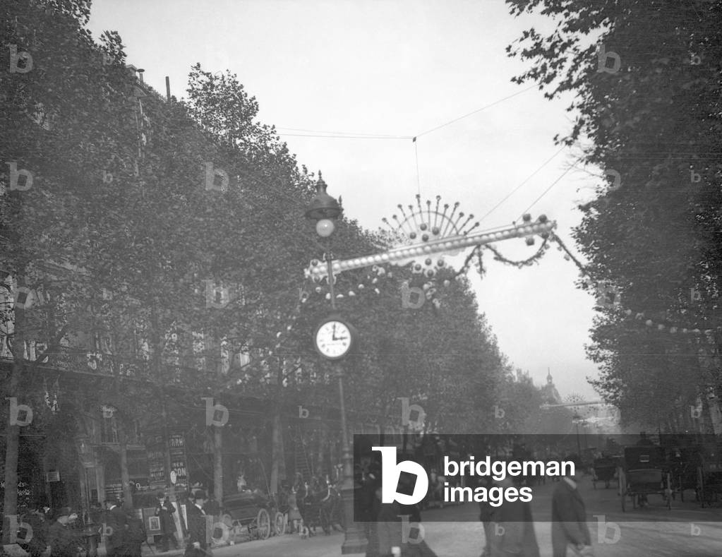 Franco-Italian Festival Portico, Boulevard des Capucines, Paris (1903)