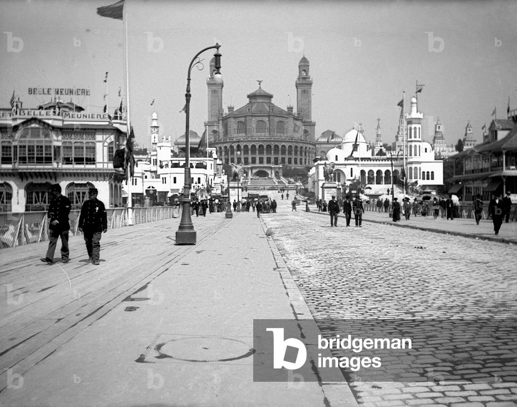 Trocadéro Palace View from Pont d'Iéna, Universal Exhibition of 1900