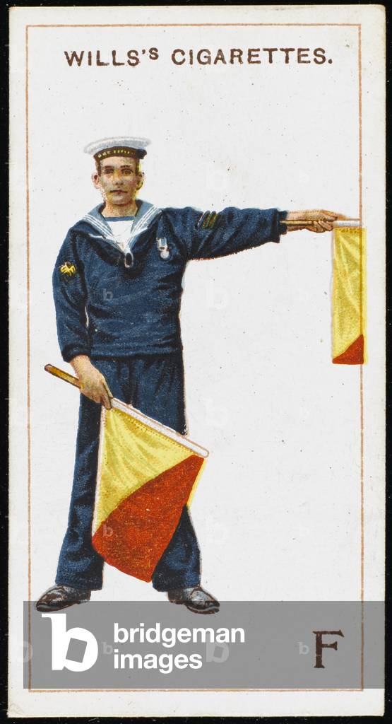 Image of Print depicting SIGNALLING 1912 by W.D. & H.O. Wills