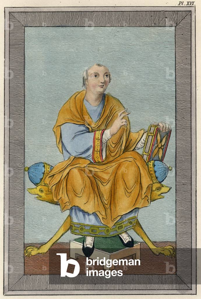 Immagine di Stampa "ALDHELM" 1801 di Joseph Strutt