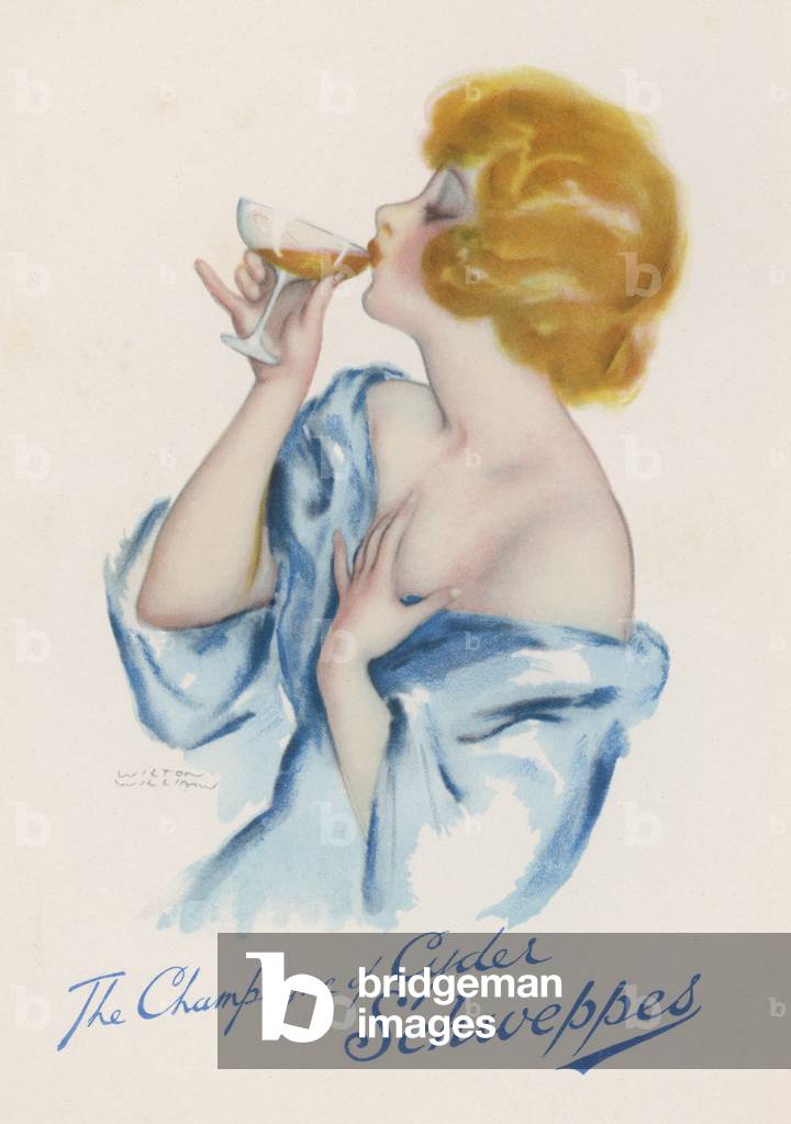 Image of Print depicting Drinking Cider 1929 by Wilton Williams