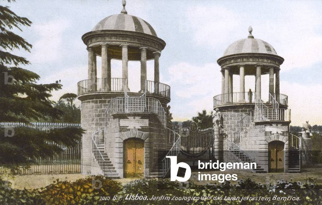 Lisbon, Portugal - Entrance to the Zoological Gardens