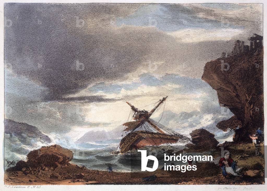 Immagine di Stampa "Naufragio" 1827