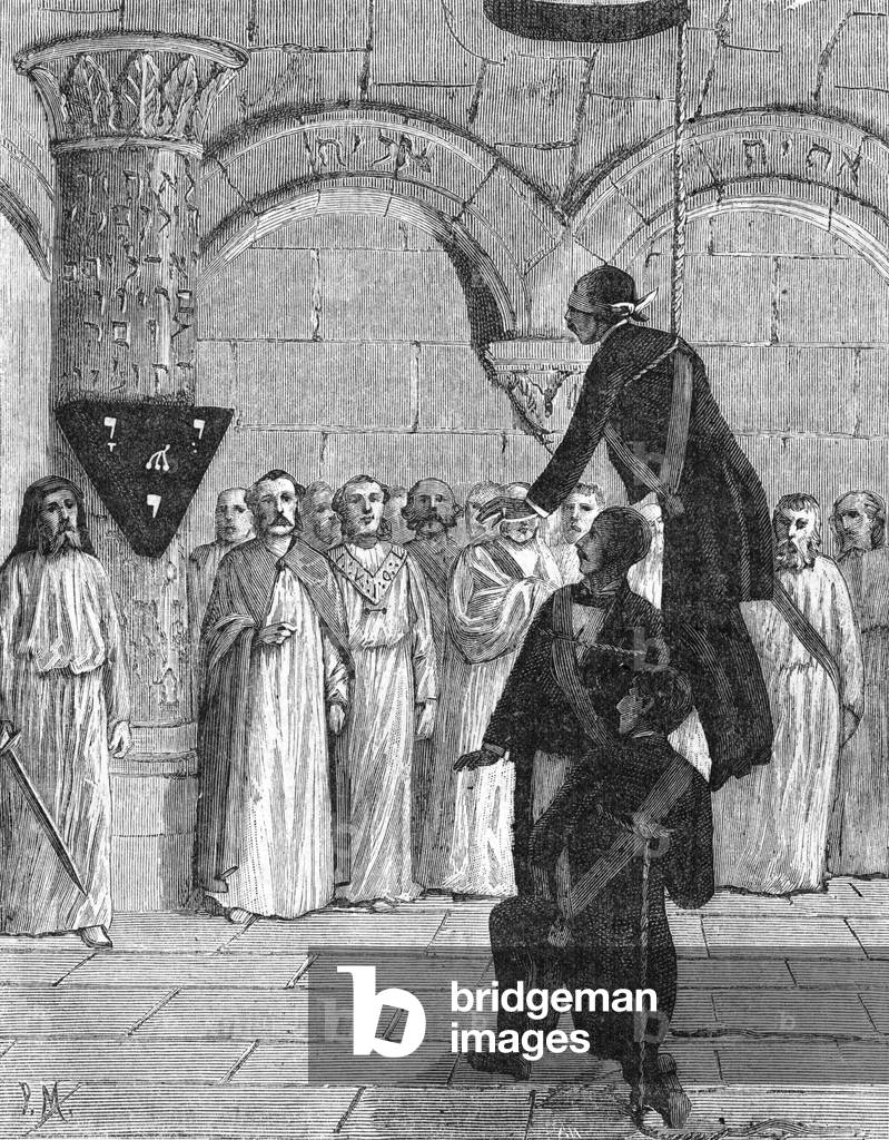 Image of Engraving depicting Initiation 1801