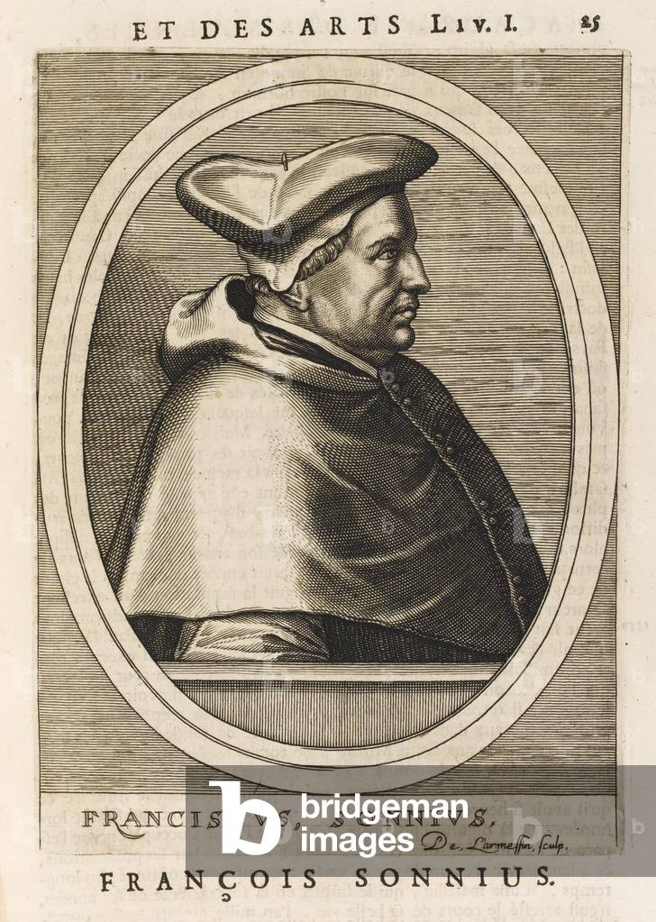 Image of Engraving depicting Franz Sonnius 1801 by Nicolas II de Larmessin