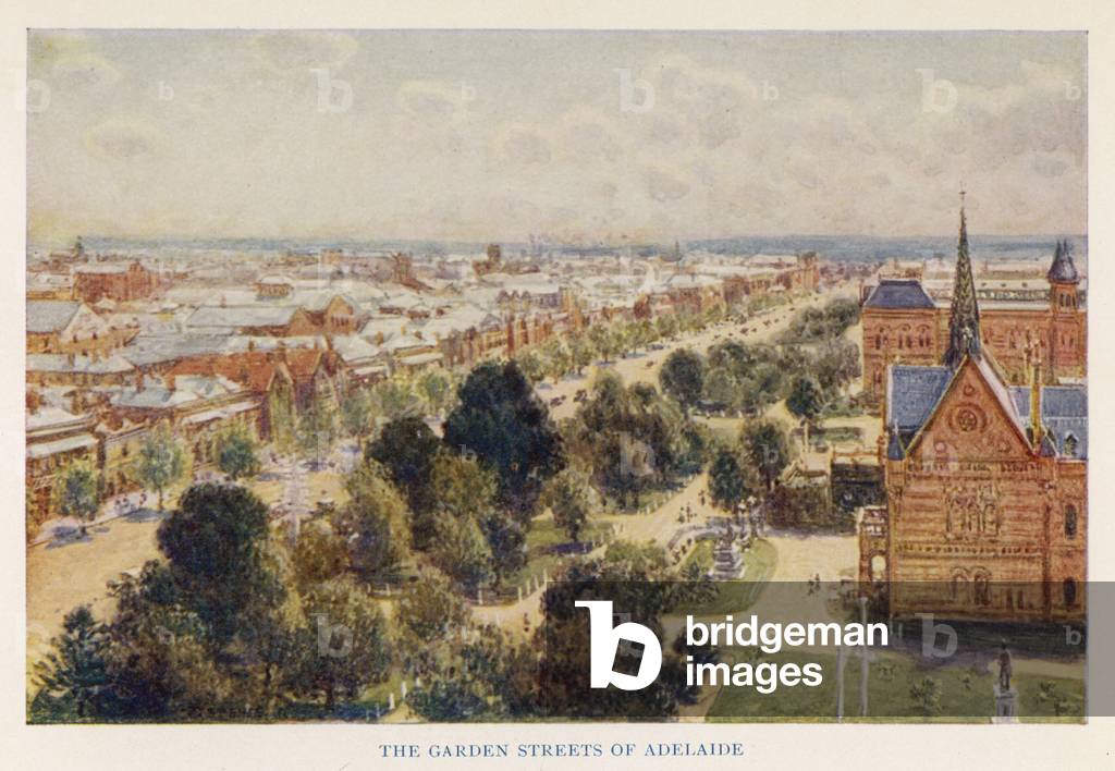 Image of Print depicting AUSTRALIA/ADELAIDE 1911 by Percy F.S. Spence