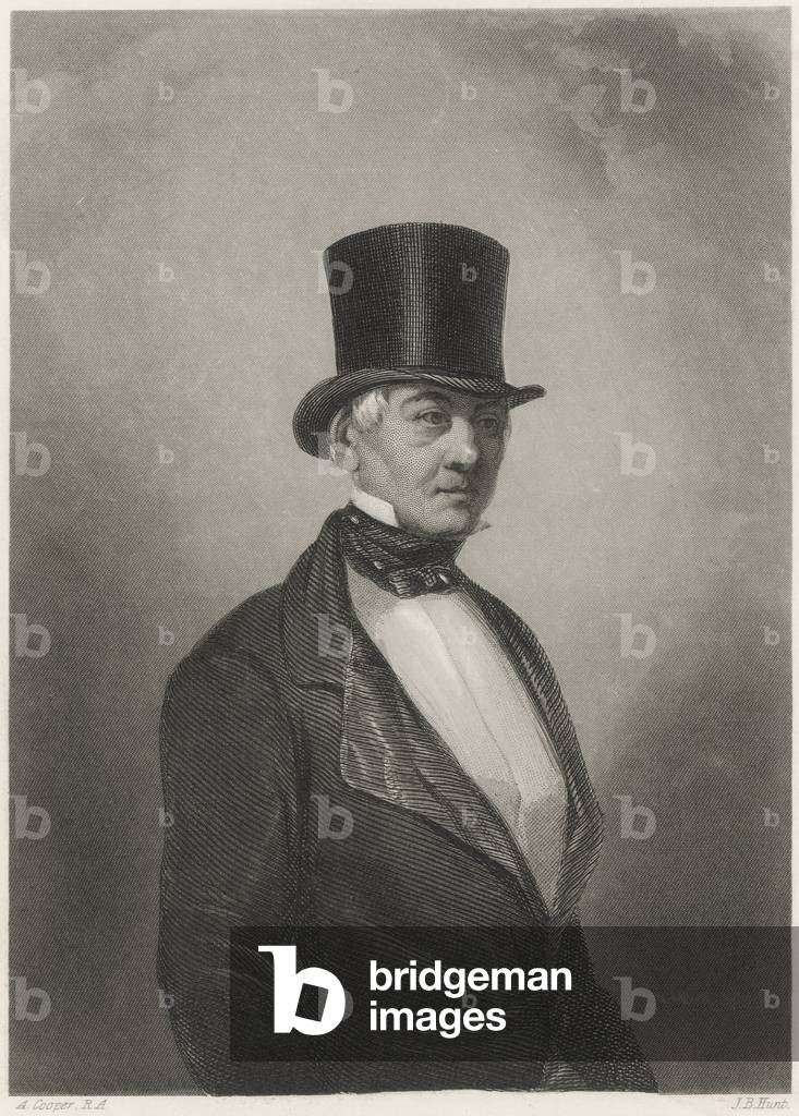 Image of Engraving depicting JOHN GULLY 1863