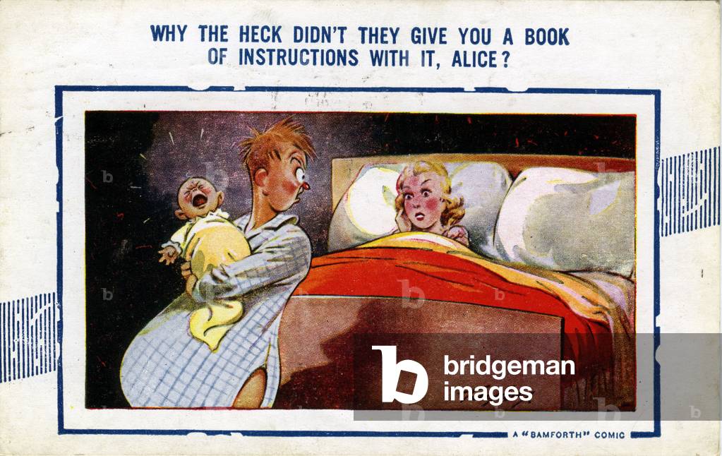 Bamforth Comic-Postkarte