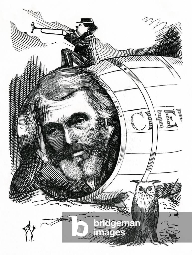 Image of Engraving depicting THOMAS CARLYLE 1872 by Frederick Waddy